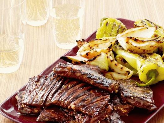 Photo Fried Korean Style Skirt Steak