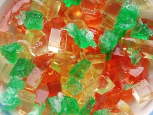Jelly broken glass