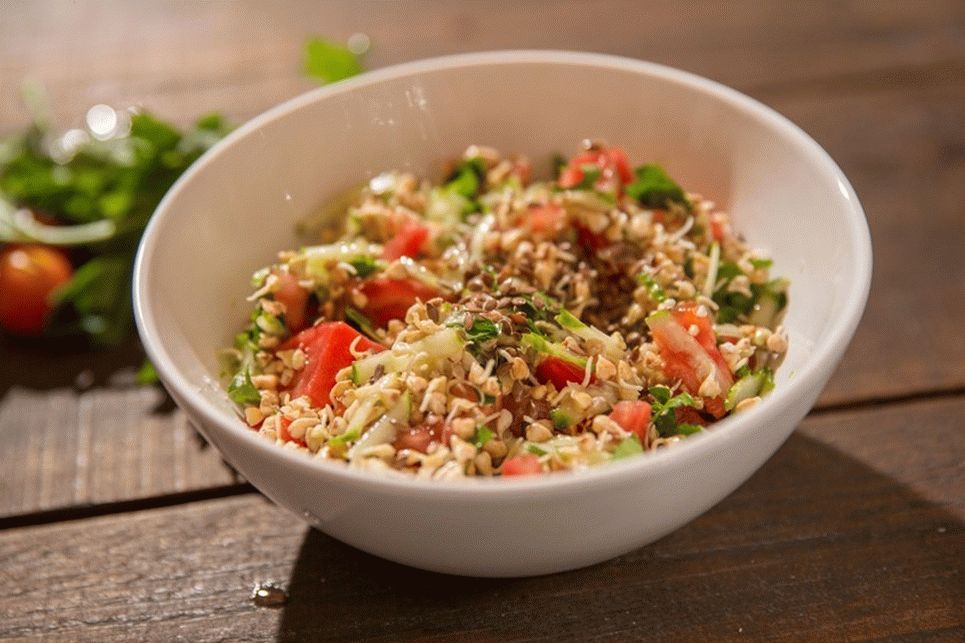 Live buckwheat porridge