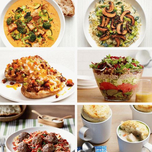 Photo Winter dishes for dinner on a weekday