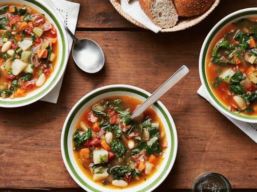 Photography dishes - Winter minestrone