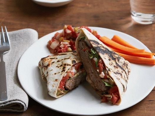 Photography dishes - Tacos in envelopes