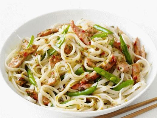 Photo of the dish - Thai style pork with rice noodles