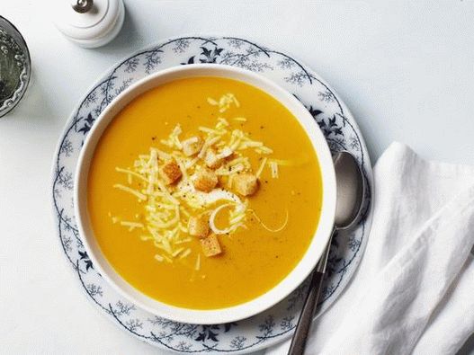 Photo Winter pumpkin soup