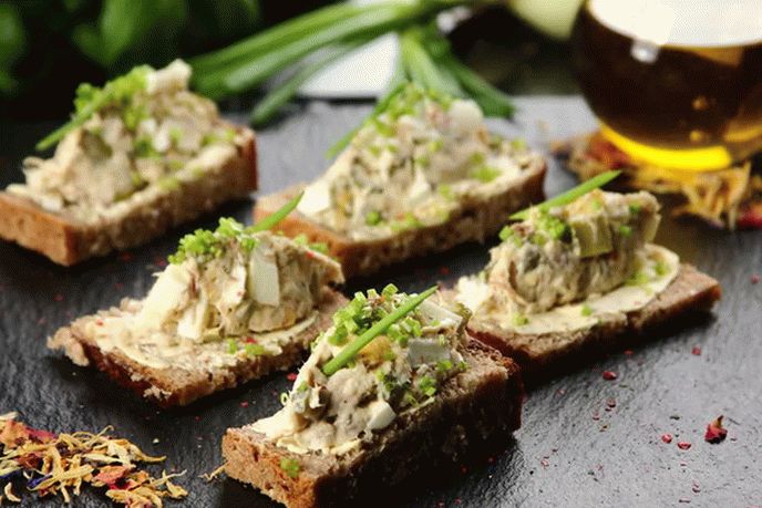 Бутерброды С Копченой Скумбрией Рецепты С Фото